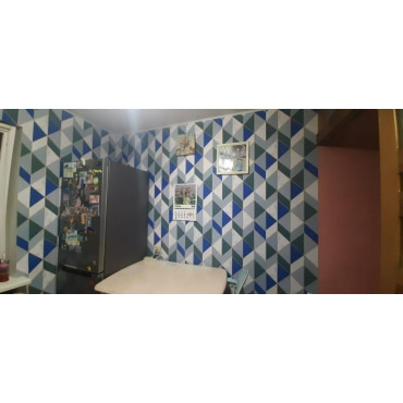 Самоклеюча плівка 0,45х10м х 0,07мм Сині трикутники SW-00001224-5
