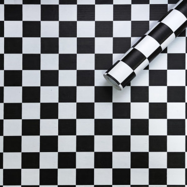 Самоклеюча плівка 0,45х10м х 0,07мм Шахи SW-00001255