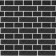 Самоклеюча 3D панель під чорну цеглу із білою смужкою 700x700x5мм (SW-00001503)