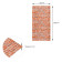 Самоклеюча 3D панель3080x700x3мм Руда Катеринославська Цегла SW-00001762