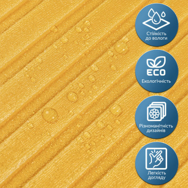 Панель-рейка в рулоні 2900х350х6мм Золотий SW-00002069-4