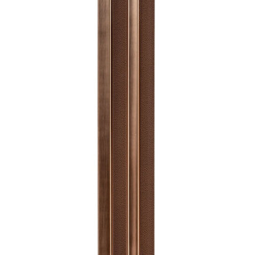 Рейка декоративная PS 2900х120х20мм Под коричневую кожу с бронзой SW-00002147--4