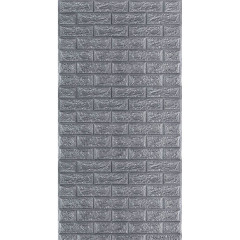 R017-2 Панель стінова в рулоні 3D 700х3080х2мм Сіра Цегла (D) SW-00002535